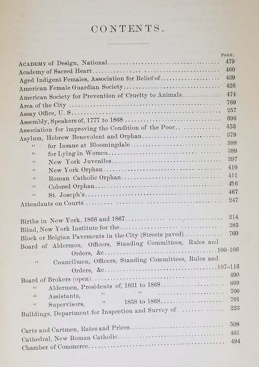 Manual of the Corporation of the City of New York 1868 - Joseph Shannon