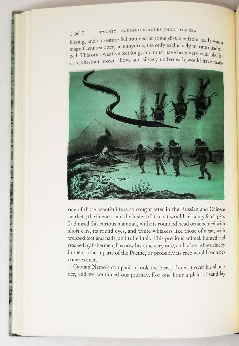 Twenty Thousand Leagues Under the Sea - Jules Verne 1956 | Heritage Press