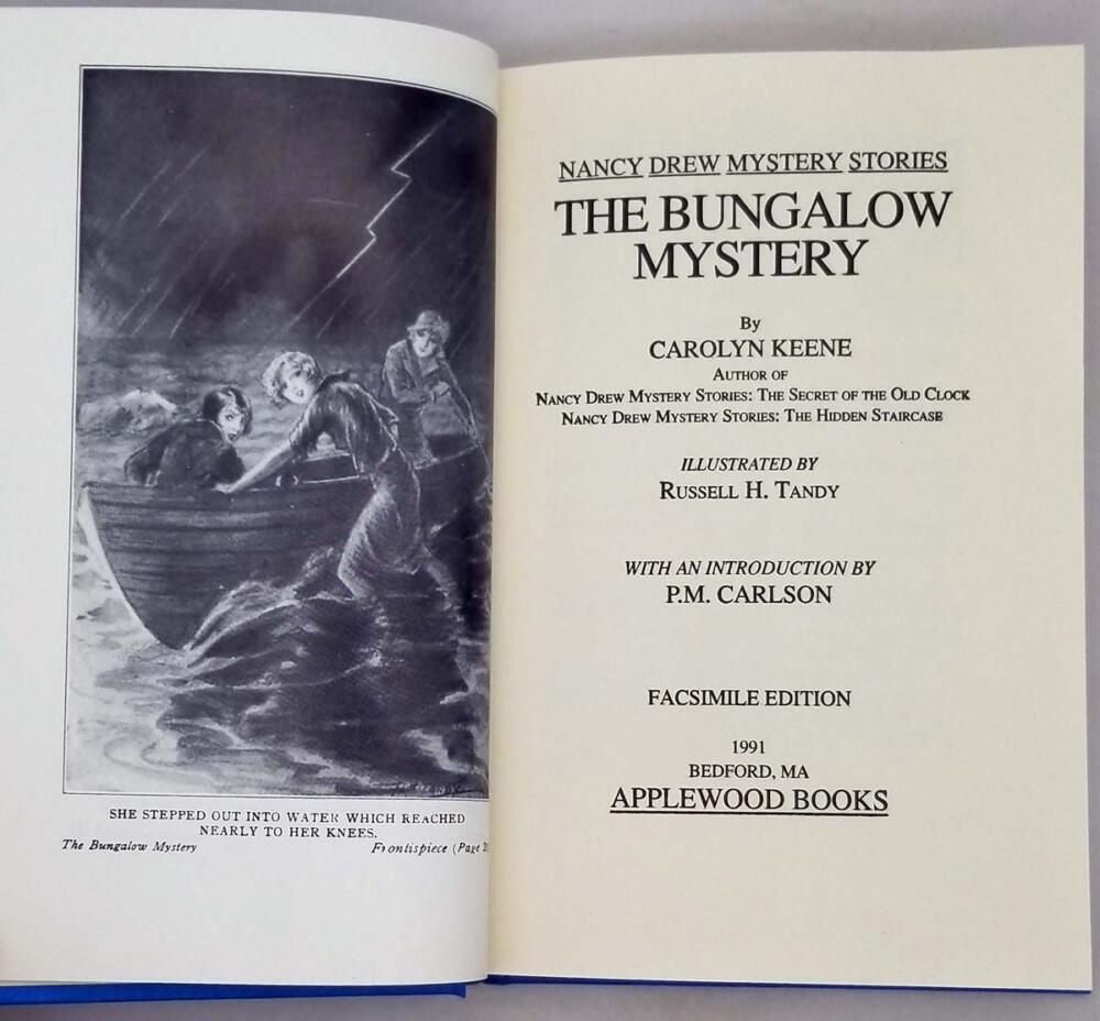 Nancy Drew - The Bungalow Mystery, Applewood Facsimile 1991