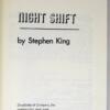 Night Shift - Stephen King 1978 BCE