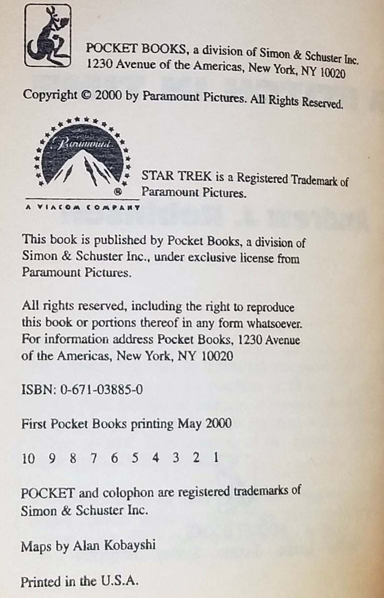 Star Trek: Deep Space Nine #27 - A Stitch in Time - Andrew J. Robinson | 1st Edition