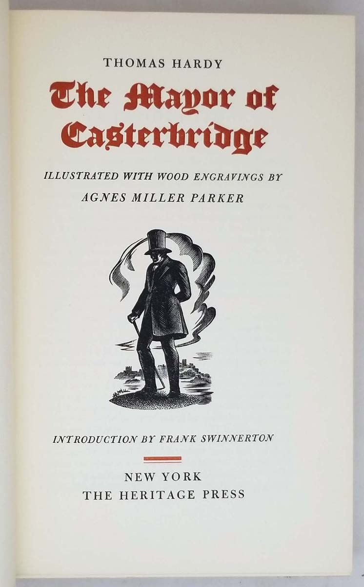 The Mayor of Casterbridge - Thomas Hardy 1964 | Heritage Press