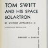 Tom Swift Jr. and His Space Solartron 1958 (Book 13)