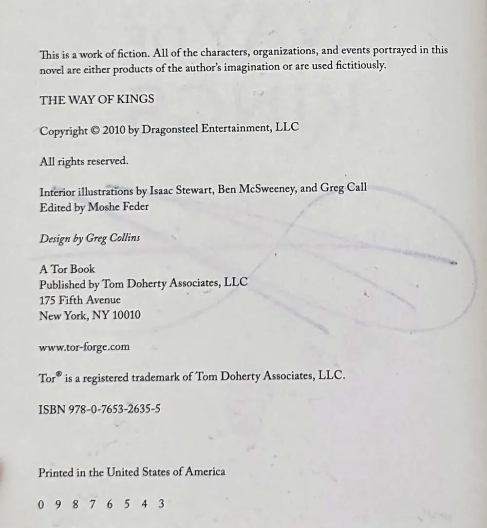 The Way of Kings: The Stormlight Archive 1- Brandon Sanderson | SIGNED - Image 6
