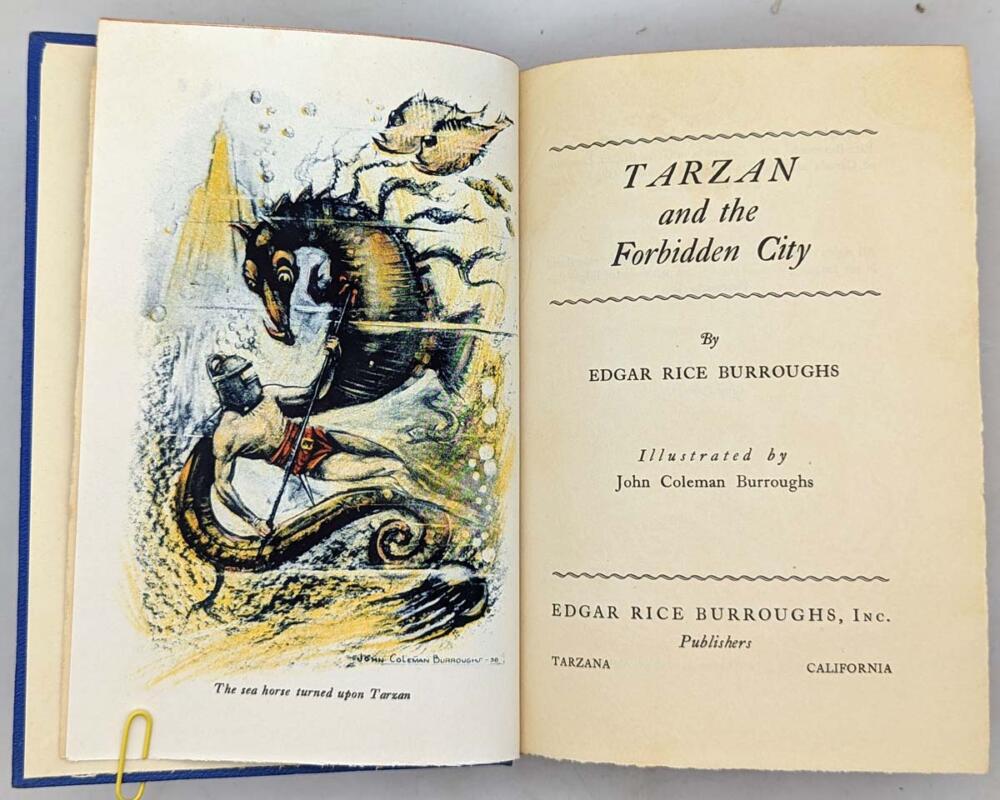 Tarzan and the Forbidden City - Edgar Rice Burroughs 1938 | 1st Edition