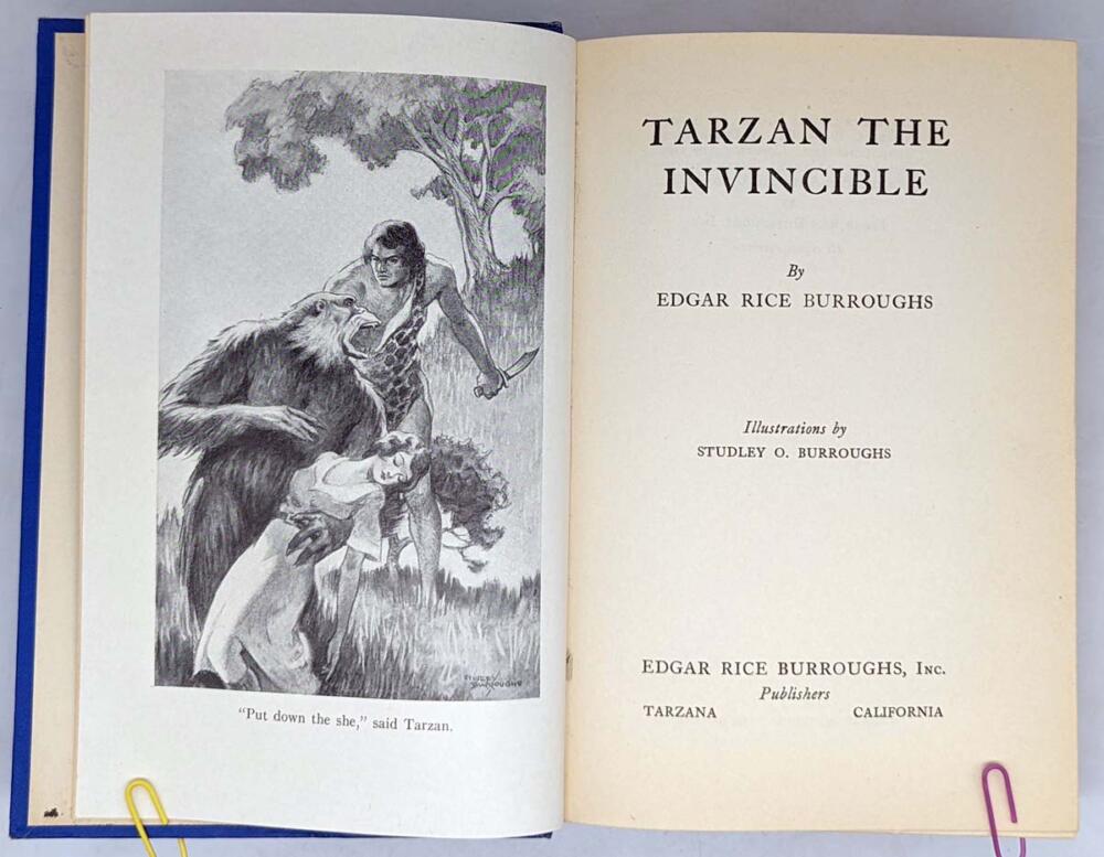 Tarzan the Invincible - Edgar Rice Burroughs 1931 | 1st Edition