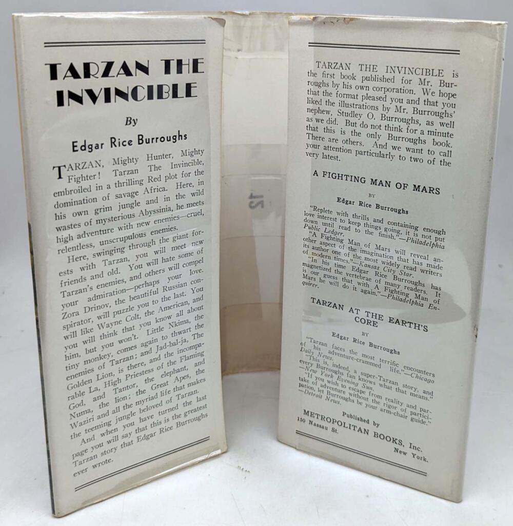 Tarzan the Invincible - Edgar Rice Burroughs 1931 | 1st Edition