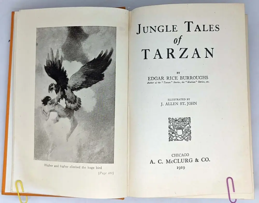 Jungle Tales of Tarzan - Edgar Rice Burroughs 1919 | 1st Edition