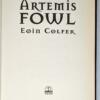 Artemis Fowl - Eoin Colfer 2001 | 1st Edition