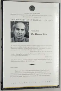 The Human Stain - Philip Roth 2000 | 1st Ltd Edition SIGNED