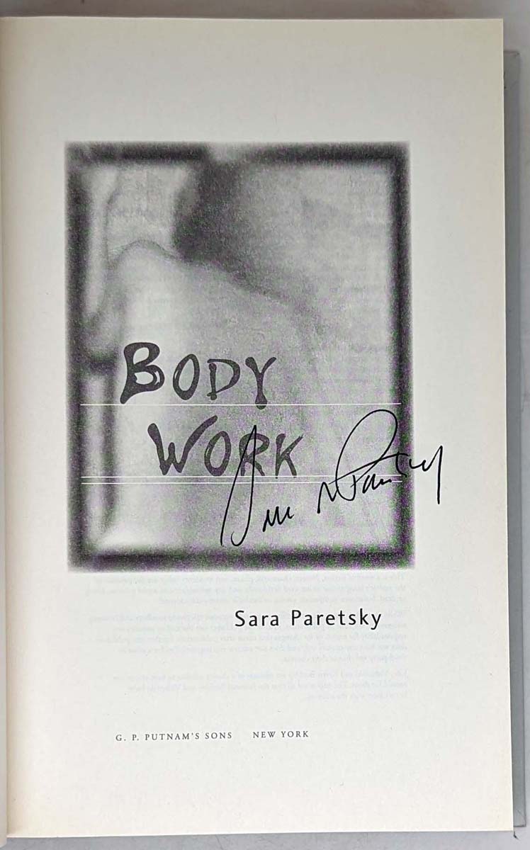 Body Work: A V. I. Warshawski Novel - Sara Paretsky 2010 | 1st Edition SIGNED