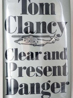 Clear and Present Danger - Tom Clancy 1989 | SIGNED