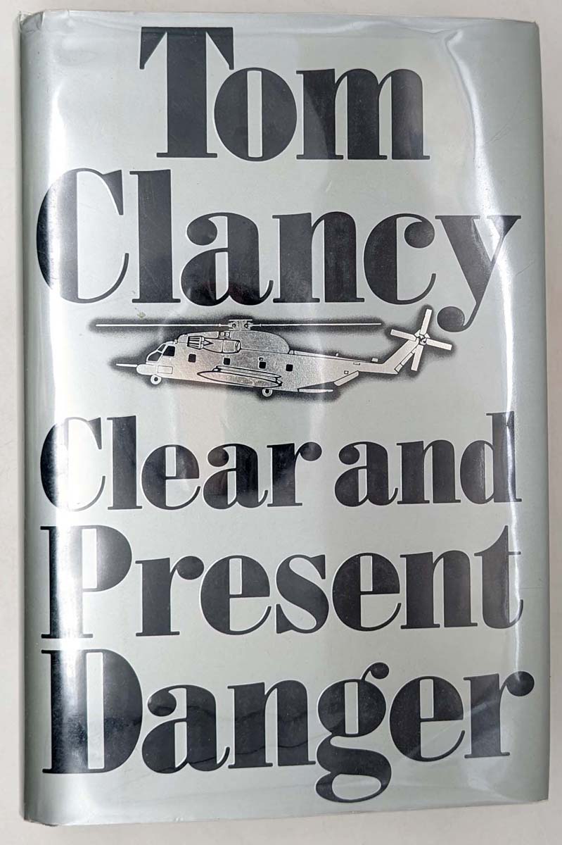 Clear and Present Danger - Tom Clancy 1989 | SIGNED
