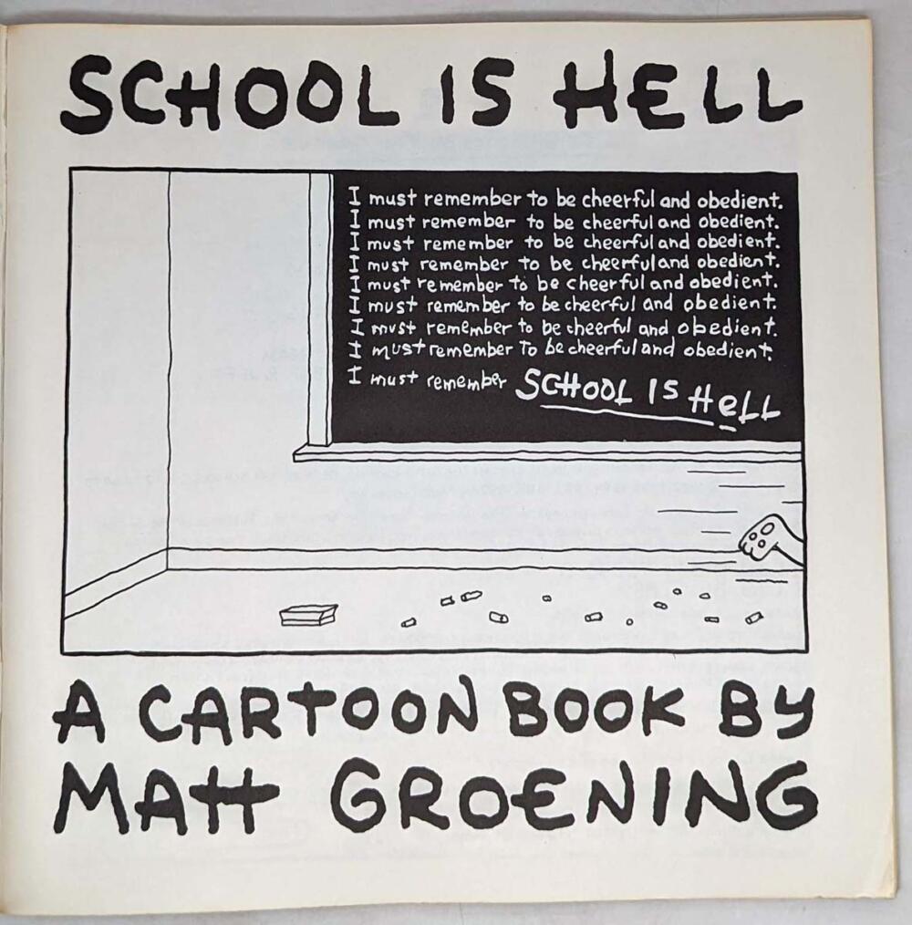 School is Hell - Matt Groening 1987 | 1st Edition