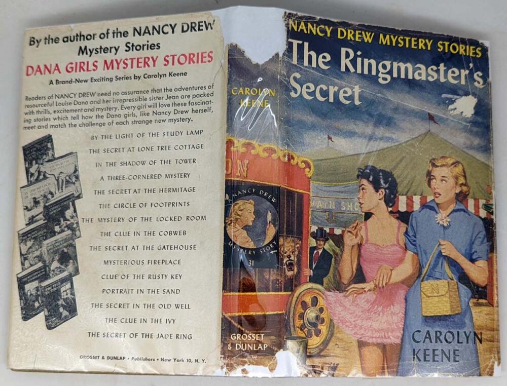 Nancy Drew #31 Ringmaster's Secret - Carolyn Keene | 1st Edition 1953A-1