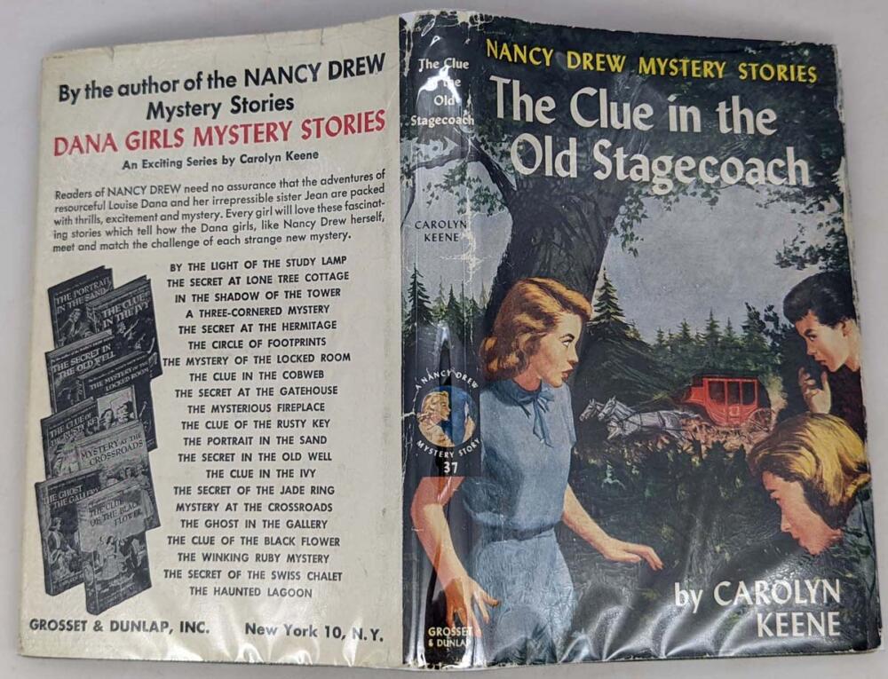 Nancy Drew #37 Clue in the Old Stagecoach | 1st Edition 1960A-1