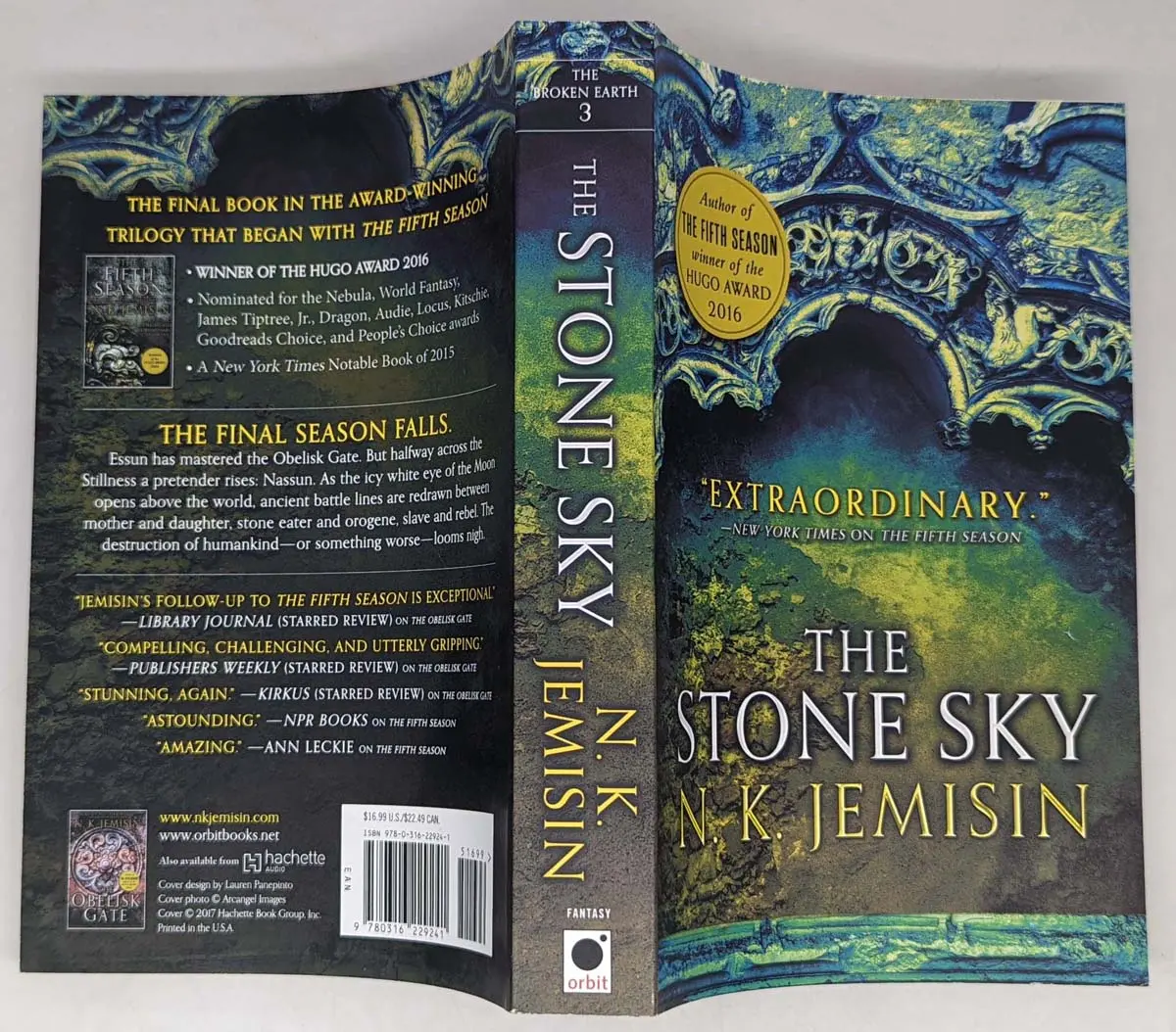 The Stone Sky - N. K. Jemisin 2017 | 1st Edition The Stone Sky - N. K. Jemisin 2017 | 1st Edition