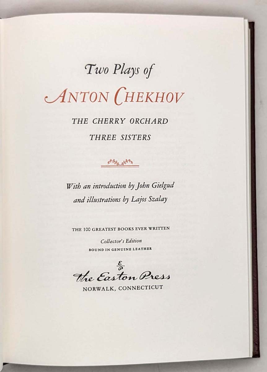 Two Plays of Anton Chekhov - Anton Chekhov 1977 | Easton Press