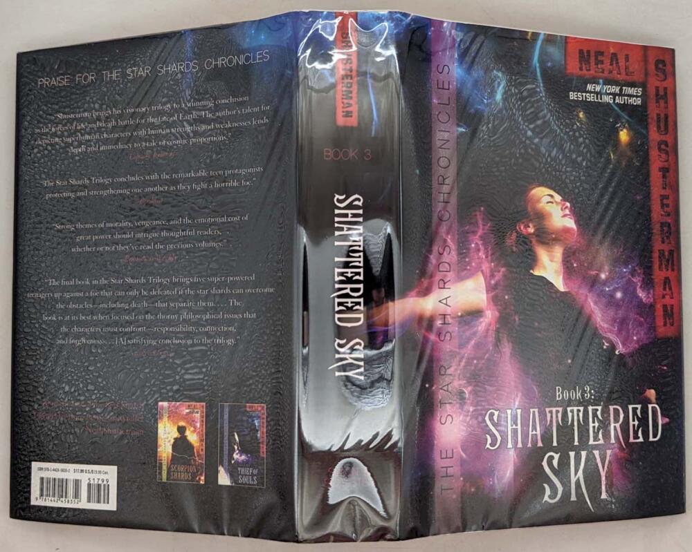 Shattered Sky - Neal Shusterman 2002 | 1st Edition SIGNED