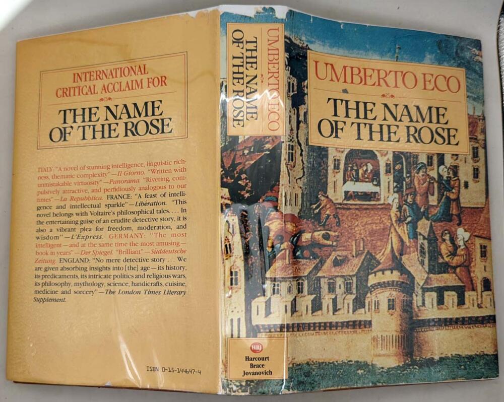 The Name of the Rose - Umberto Eco 1983 | 1st Edition