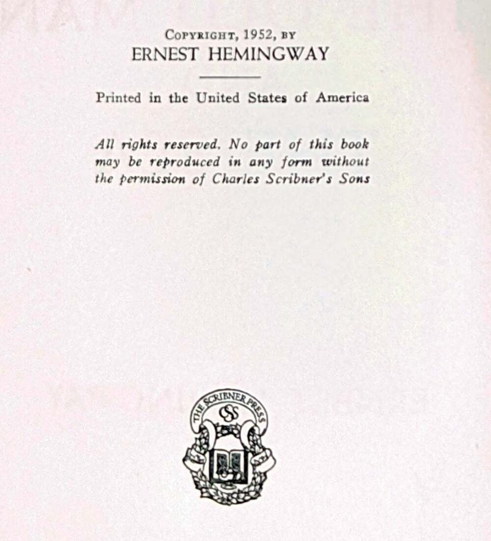 The Old Man and the Sea - Ernest Hemingway 1952