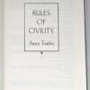 Rules of Civility - Amor Towles 2011 | 1st Edition