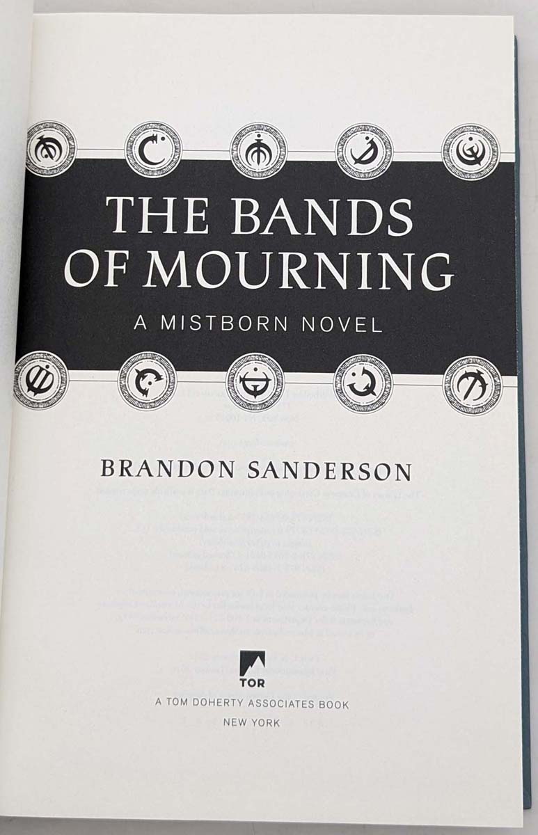 The Bands of Mourning: Book 6 Of The Mistborn Series By Brandon Sanderson