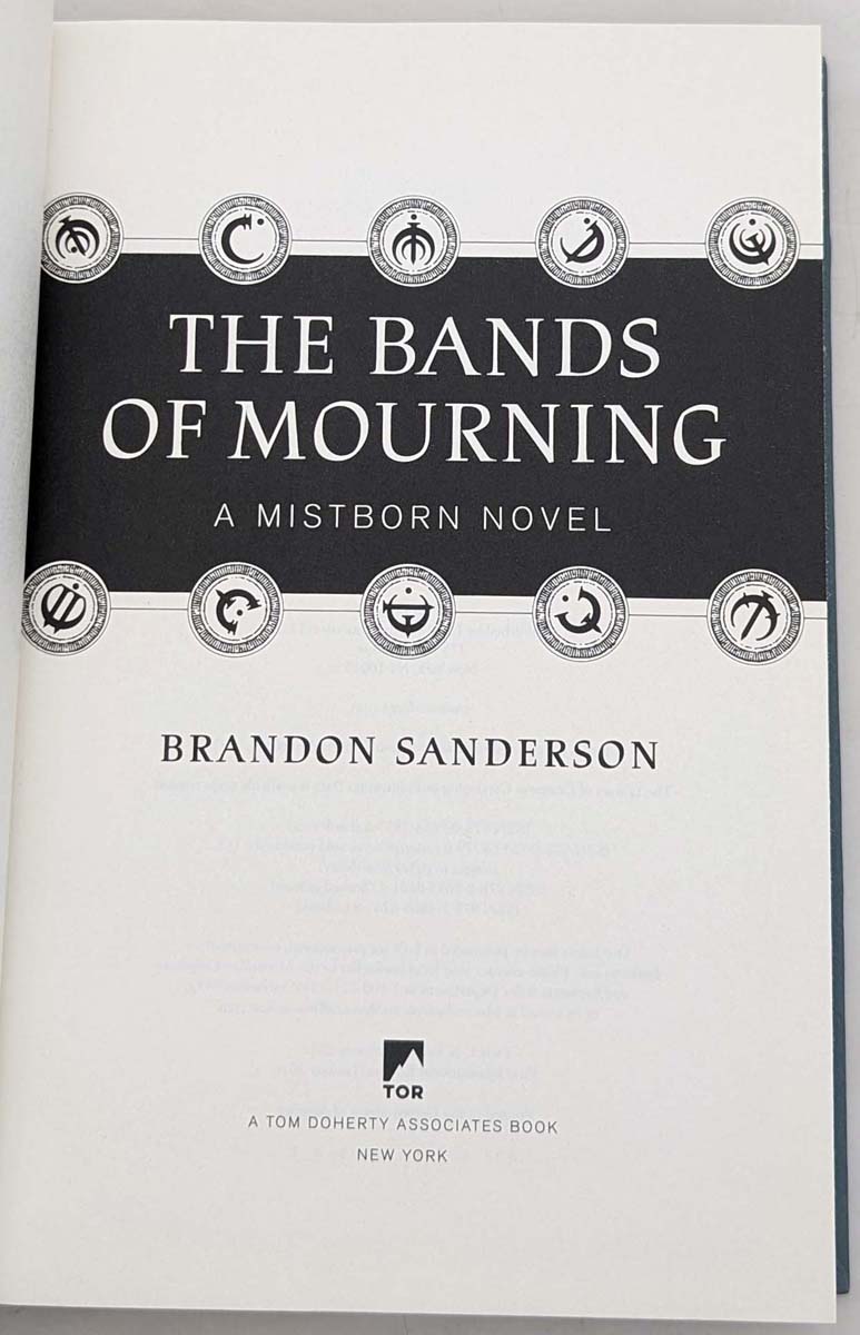 The Bands of Mourning: A Mistborn by Sanderson, Brandon