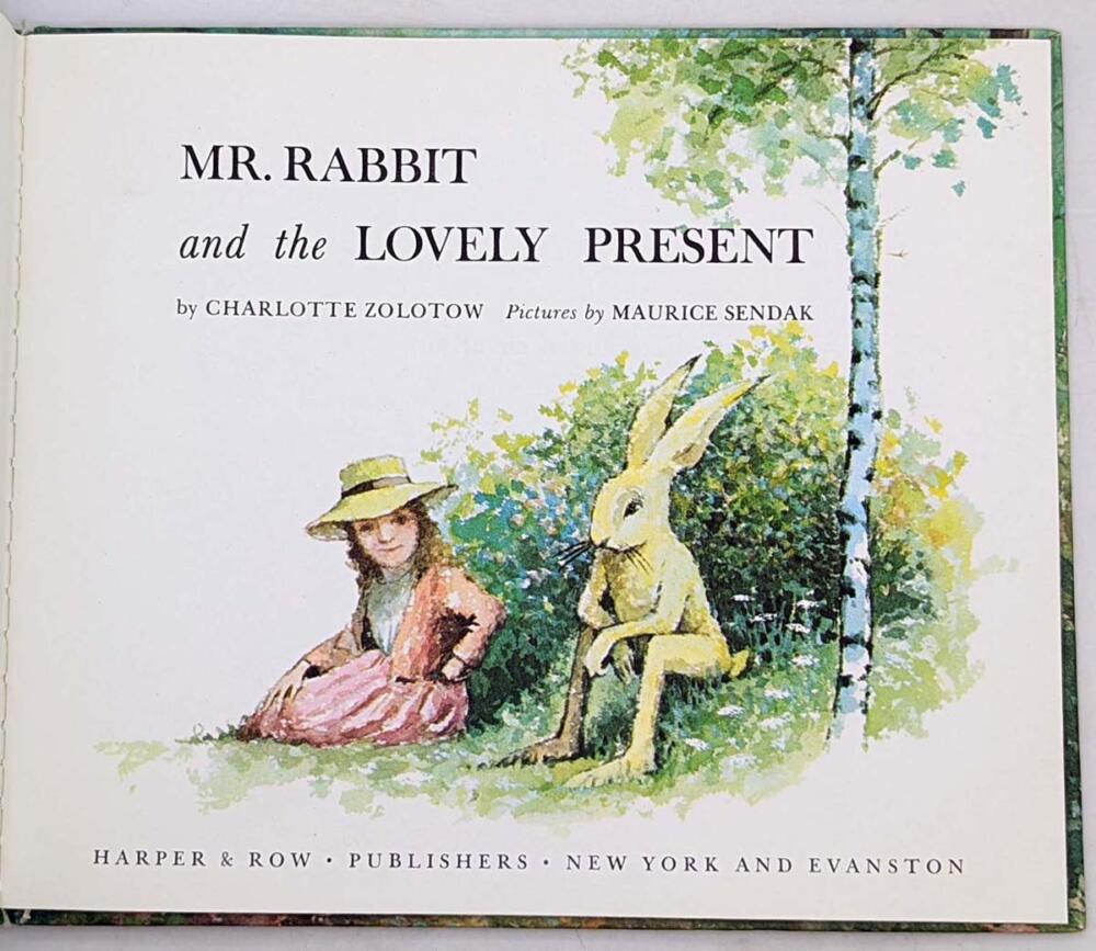 Mr. Rabbit and the Lovely Present - Charlotte Zolotow (Sendak) 1962 | 1st Edition