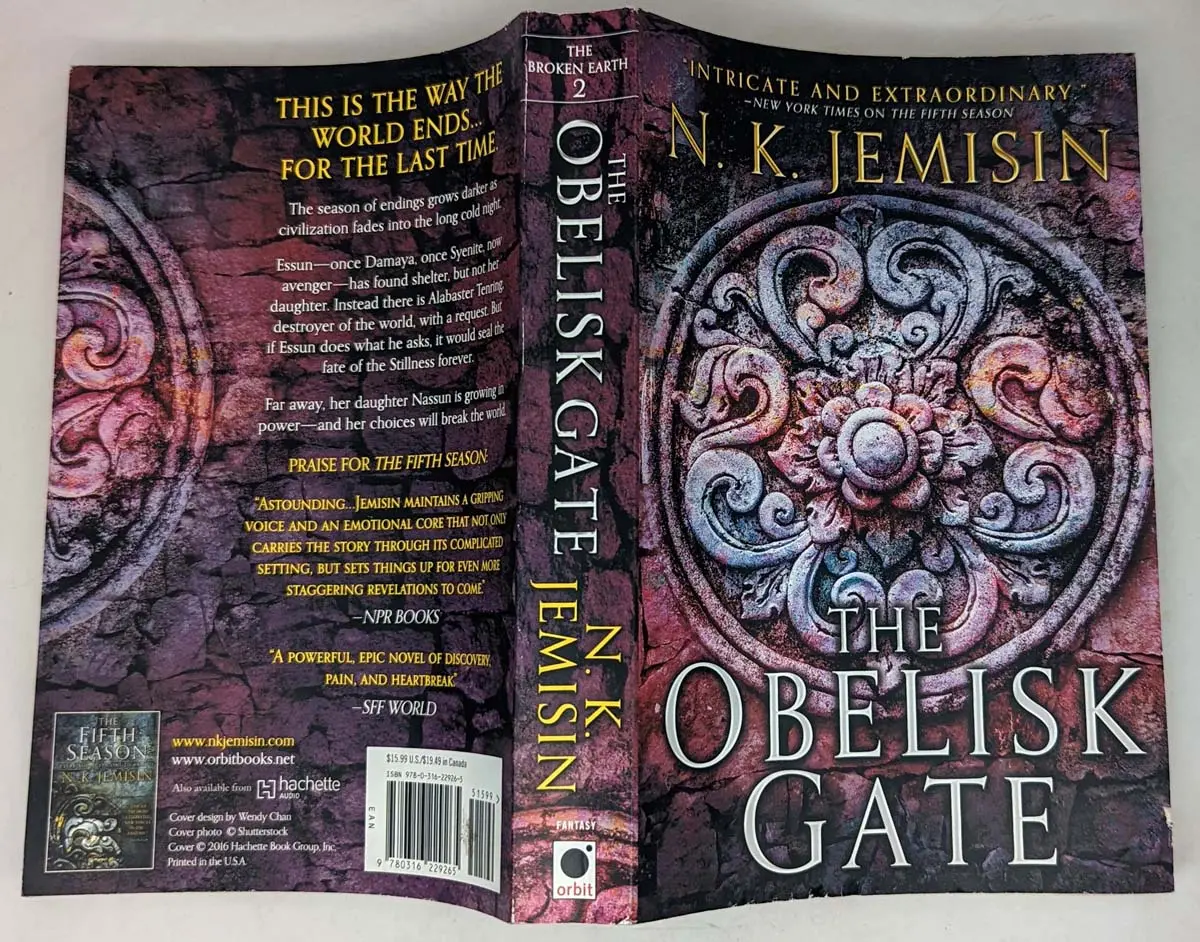 The Obelisk Gate - N. K. Jemisin 2016 | 1st Edition The Obelisk Gate - N. K. Jemisin 2016 | 1st Edition