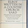 Elegy Written in a Country Churchyard - Thomas Gray 1979 | Heritage Press