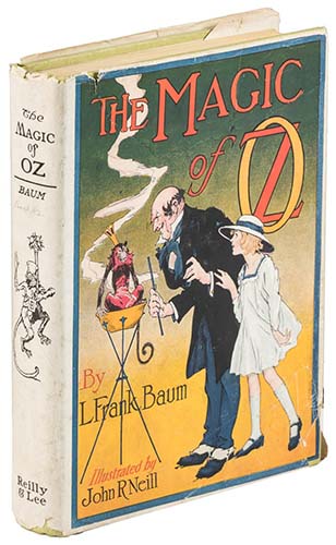 Baum Magic Of Oz 1919 1st Printing DJ