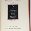 I'm a Stranger Here Myself - Ogden Nash 1938 | 1st Edition