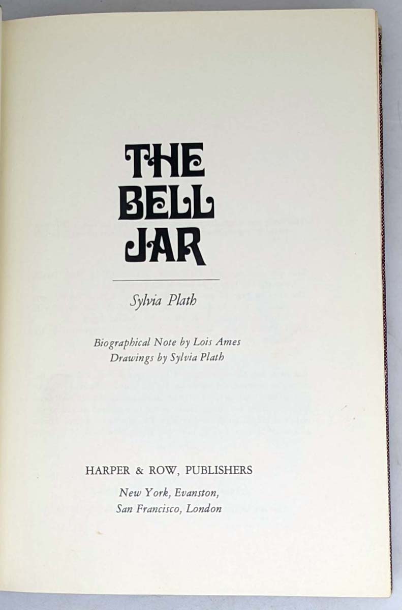 The Bell Jar Sylvia Plath First Edition Rare