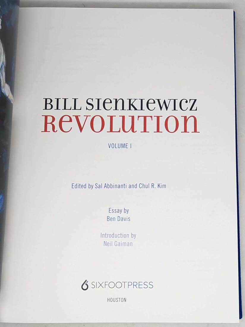 Bill Sienkiewicz: Revolution Vol. 1 - Ben Davis 2019 SIGNED