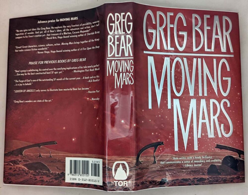 Moving Mars - Greg Bear 1993 | 1st Edition SIGNED