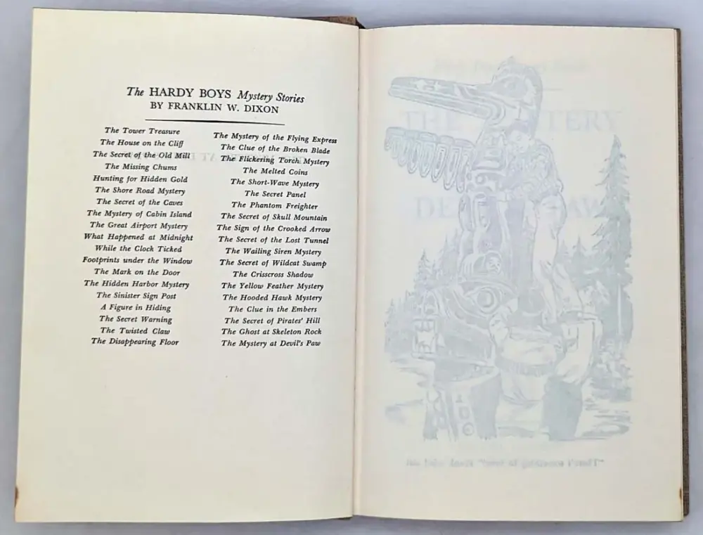 Hardy Boys #38 - The Mystery at Devil's Paw 1959-A1 | 1st Edition