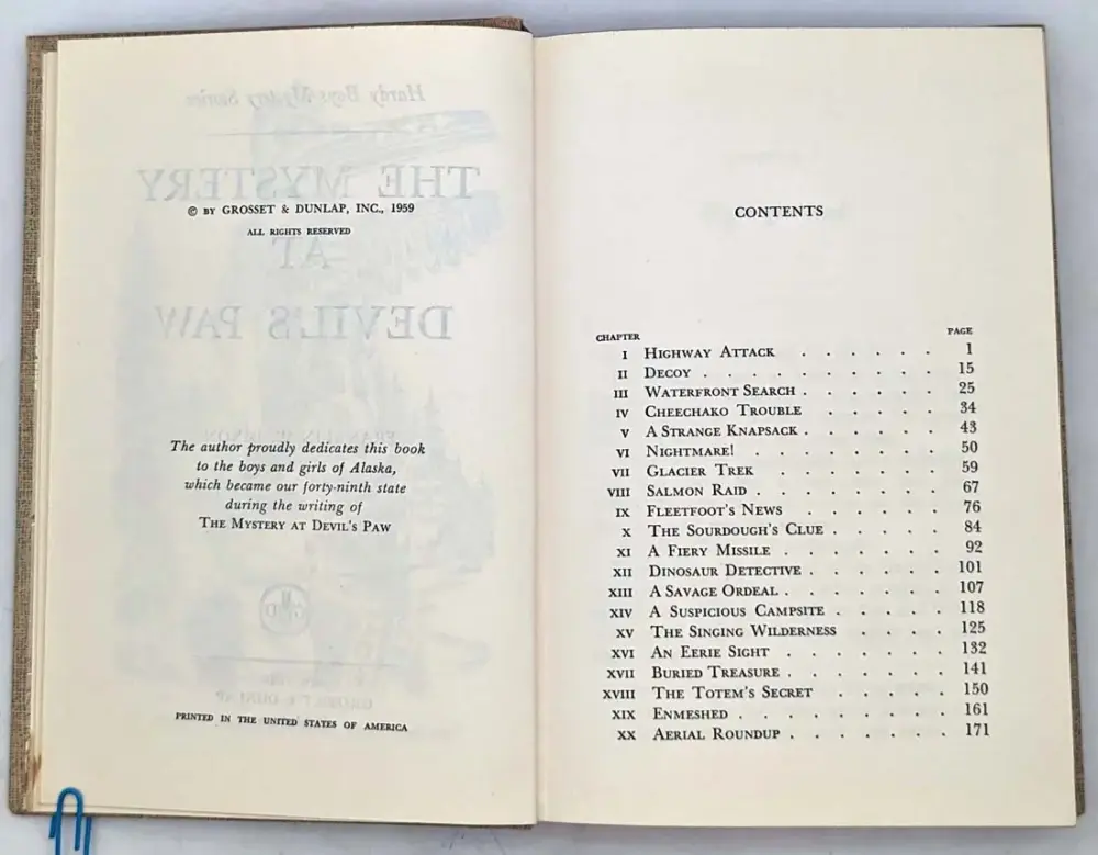 Hardy Boys #38 - The Mystery at Devil's Paw 1959-A1 | 1st Edition