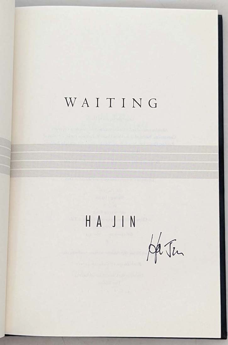 Waiting - Ha Jin 1999 | 1st Edition SIGNED