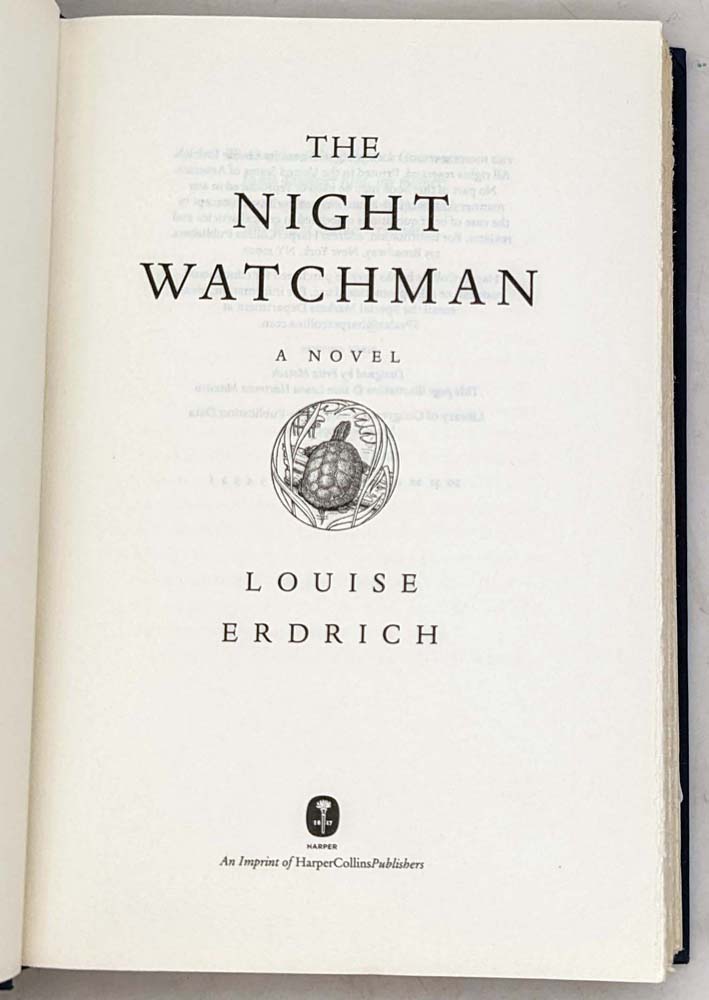 The Night Watchman - Louise Erdrich 2020 | 1st Edition