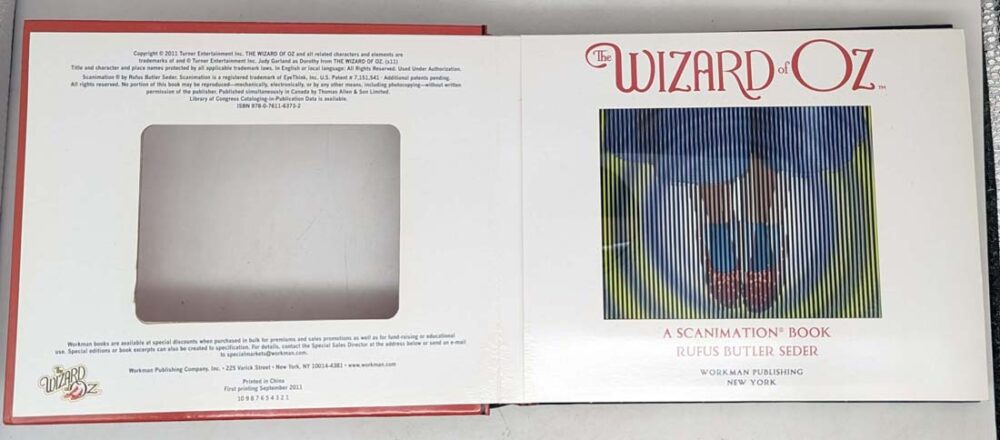 Wizard of Oz Scanimation - Rufus Butler Seder 2011 | 1st Edition