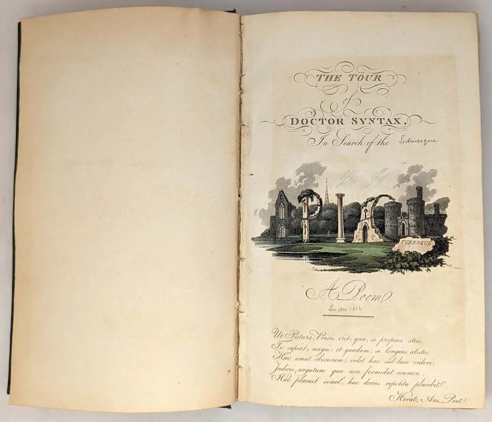 The Tour of Doctor Syntax - William Combe 1912 | 1st Edition