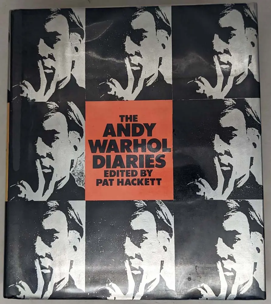 Andy Warhol Diaries - Pat Hackett 1989 | 1st Edition