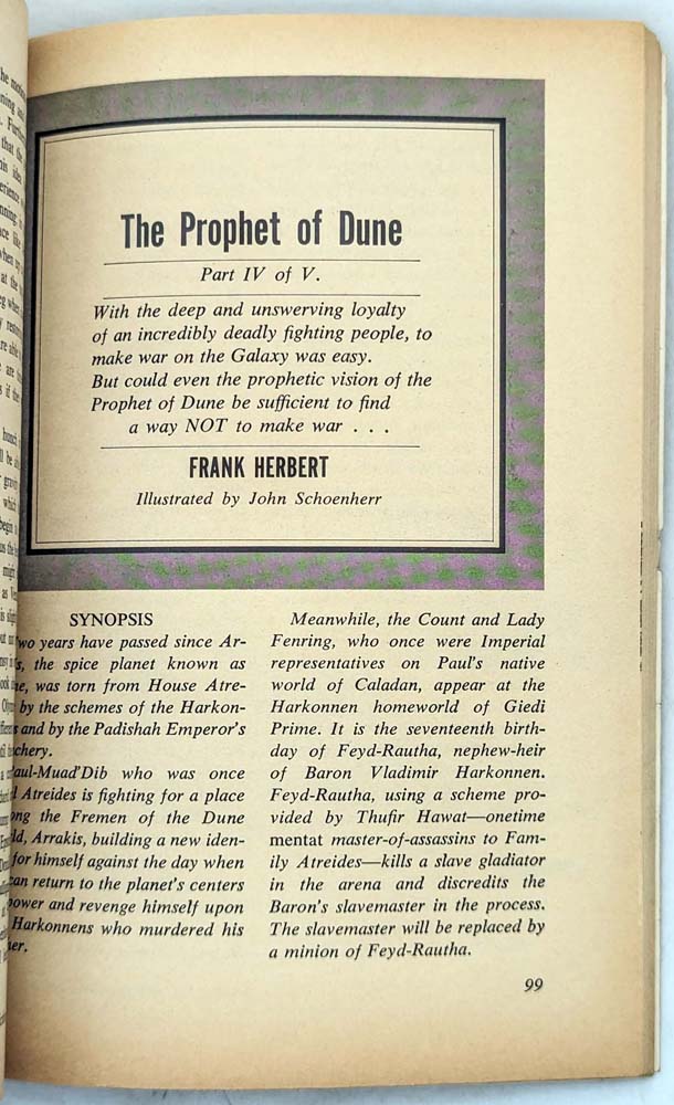 Analog Magazine April 1965 - Frank Herbert | Prophet of Dune part IV