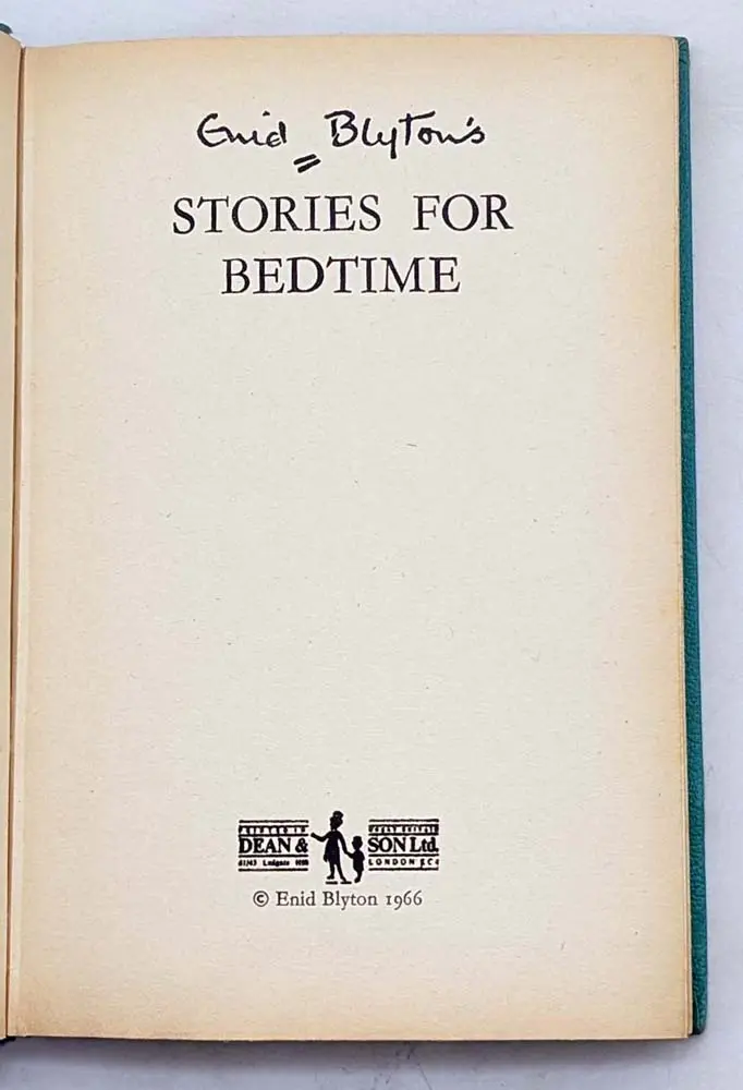Stories for Bedtime - Enid Blyton 1966 | 1st Edition