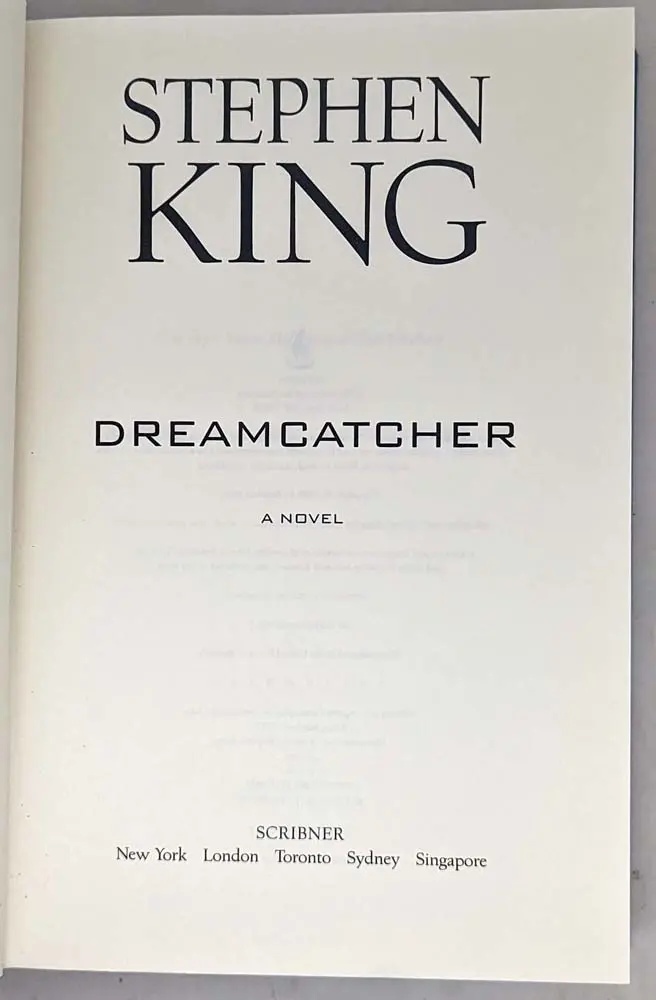 Dreamcatcher - Stephen King 2001 | ARC 1st Edition