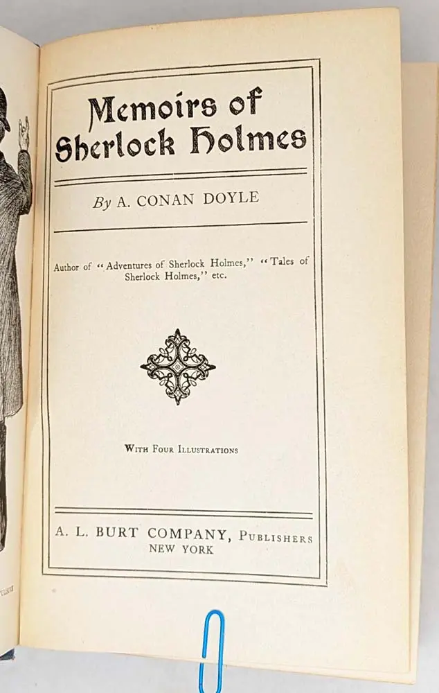 The Memoirs of Sherlock Holmes - Arthur Conan Doyle 1894