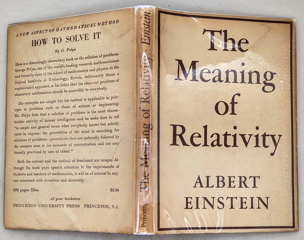 The Meaning of Relativity - Albert Einstein 1946 | 2nd edition