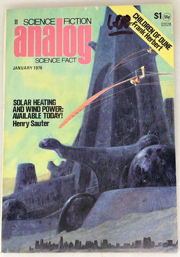 Analog Magazine January 1976 - Children of Dune #1 - Frank Herbert