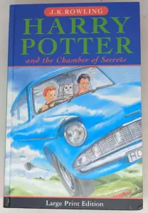 Harry Potter and the Chamber of Secrets - J. K. Rowling UK 2002 | 1st Large Print Edition